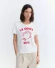 THINKING MU - T-shirt ANIMAL MOTEL IDA en coton bio