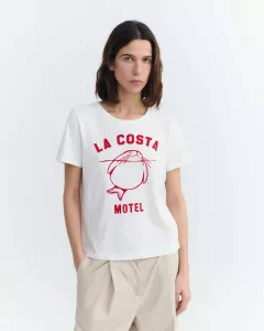 THINKING MU - T-shirt ANIMAL MOTEL IDA en coton bio