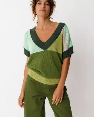 3/4 sleeve sweater MUIKE