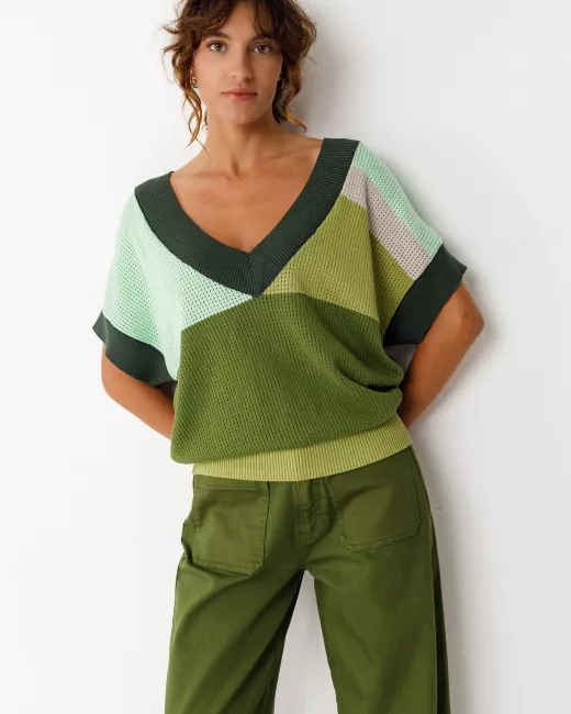 3/4 sleeve sweater MUIKE