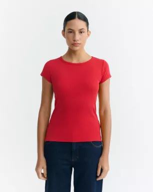 THINKING MU - T-shirt slim Mirna-R en coton bio