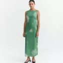 Typia Sunniva long green dress