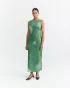 Typia Sunniva long green dress