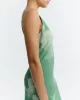 THINKING MU - Robe longue verte Typia Sunniva