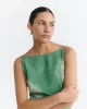 THINKING MU - Robe longue verte Typia Sunniva