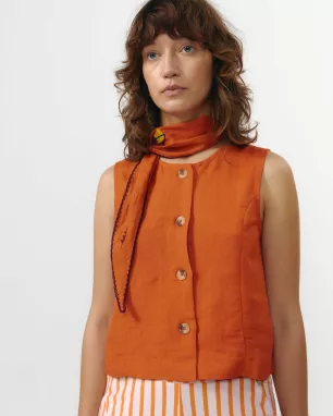 SUITE13LAB - Top FUJI en lin