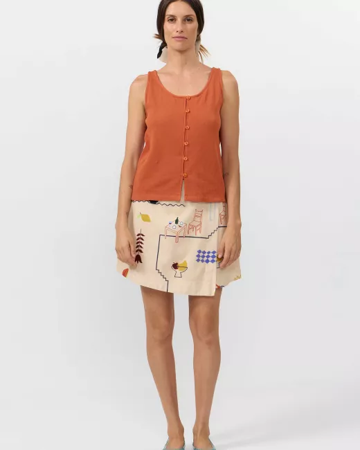 SUITE13LAB - Top NOGALES en coton bio