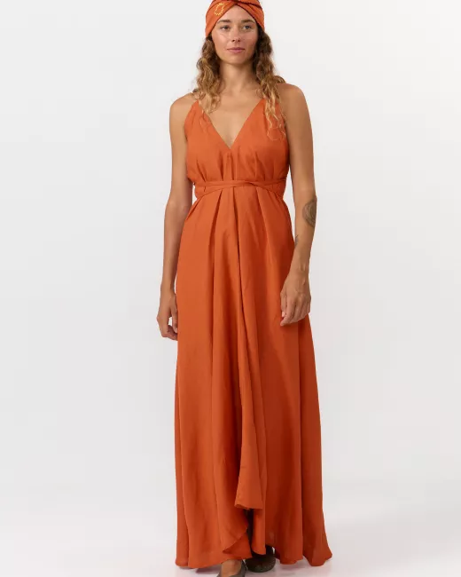 SUITE13LAB - Robe longue multiposition en lin