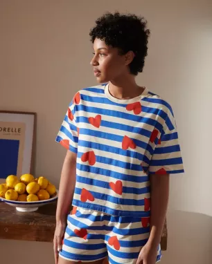 Biologisch katoenen pyjama - Coquelicot