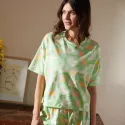 Pyjama en coton bio - Bird Vert