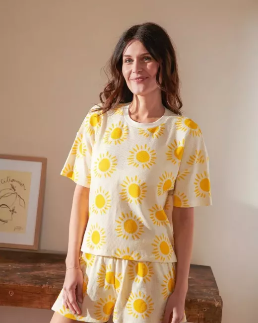 We are Jolies - Pyjama Gaufré en coton bio Souléu