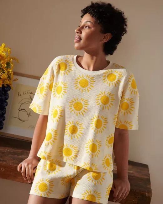 We are Jolies - Pyjama Gaufré en coton bio Souléu