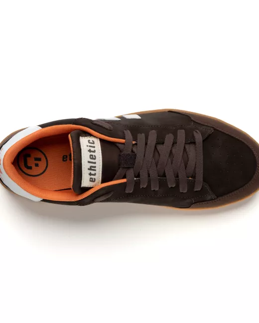 Ethletic - Baskets Jesse Lo Cut Classic - Dark Brown Chalk White