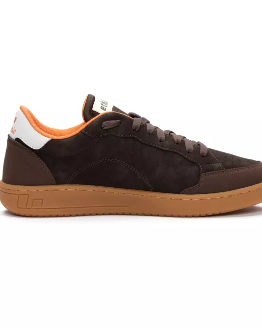 Ethletic - Baskets Jesse Lo Cut Classic - Dark Brown Chalk White