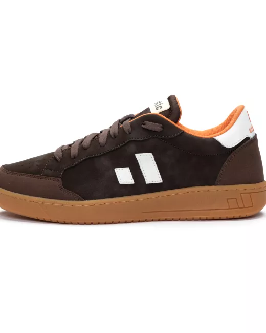 Ethletic - Baskets Jesse Lo Cut Classic - Dark Brown Chalk White