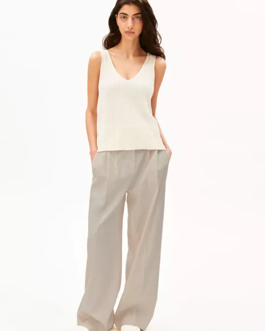 Armedangels - Top en maille de lin