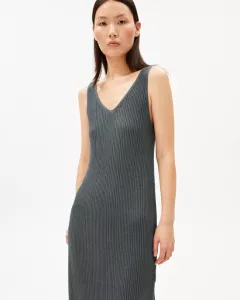 Armedangels - Robe midi en maille de lin