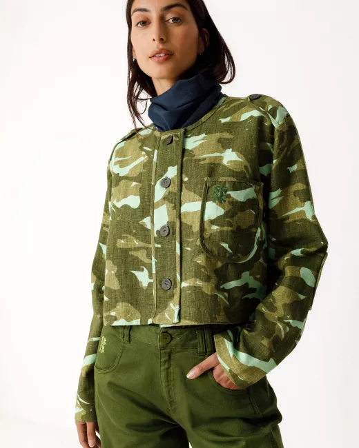 SKFK - Veste en lin et coton biologique JUNE