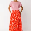 ARELI Midi Skirt
