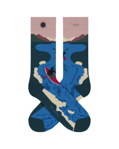 Socks Navy Sunset