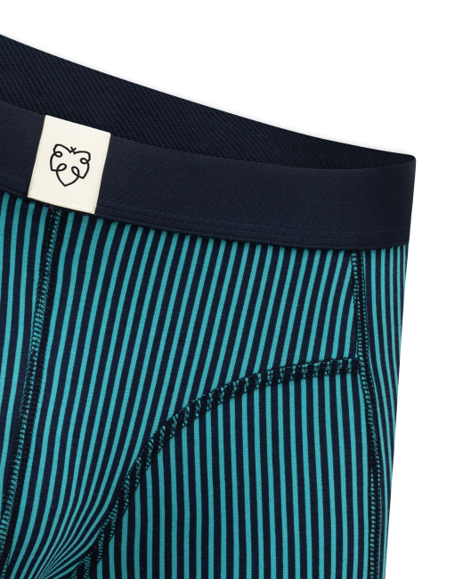 ADAM - Boxer Navy Twotone Stripe