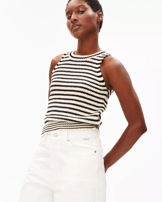 Armedangels - Top en maille de coton bio