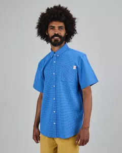 Asis Percales Daisy Checks Boxy shirt