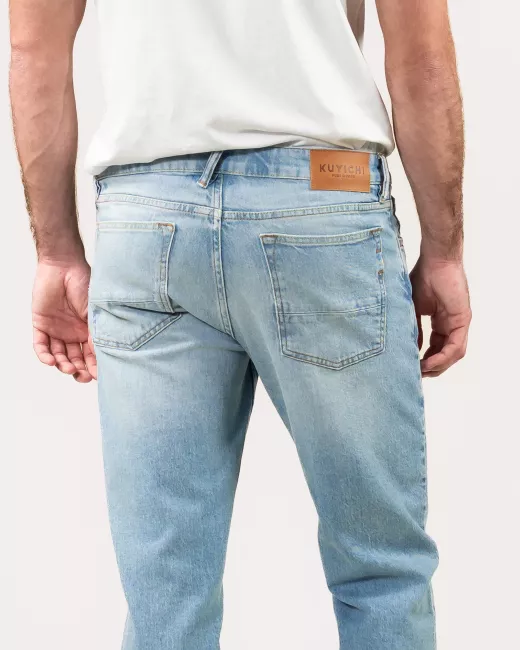 KUYICHI - Jeans regular slim JIM en coton bio