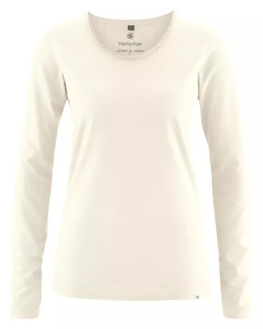 T-shirt van hennep en biologisch katoen