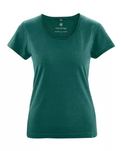 Long-sleeved T-shirt made from hemp and organic cotton