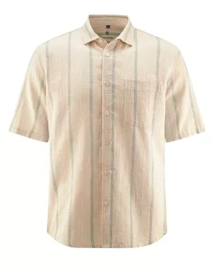 HempAge - Chemise à manches courtes en chanvre et coton biologique