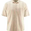 Short-sleeve shirt made from hemp and organic cotton