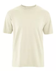 T-shirt met strepen van hennep en biologisch katoen