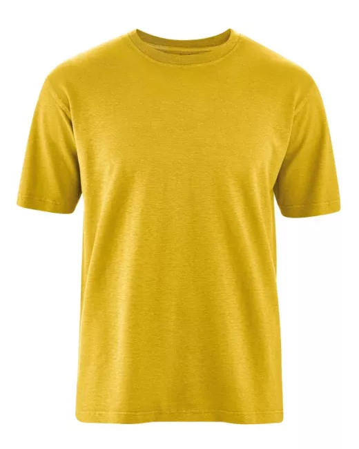 T-shirt in hemp and organic cotton