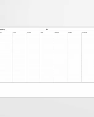 My 365 - Mon semainier – Bloc non daté 