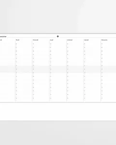 My 365 - Mon semainier RDV – Bloc non daté