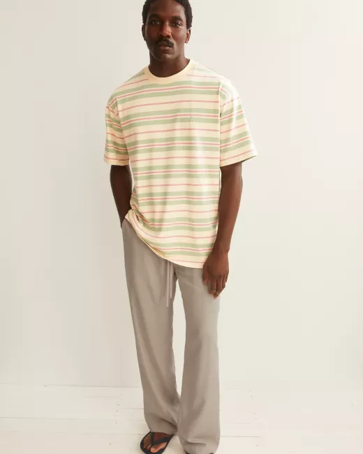 ARMEDANGELS - T-shirt MAARKOS STRIPES en coton bio