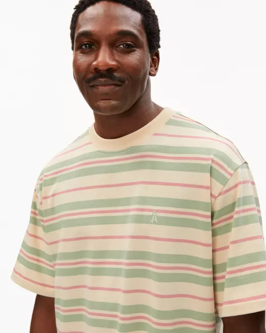 ARMEDANGELS - T-shirt MAARKOS STRIPES en coton bio