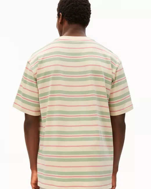 ARMEDANGELS - T-shirt MAARKOS STRIPES en coton bio