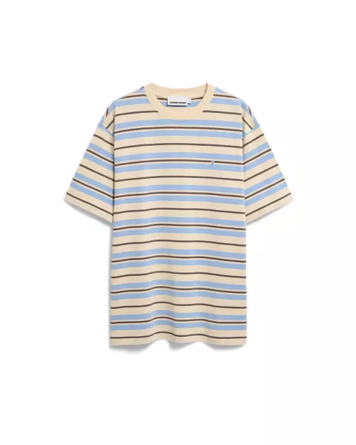 ARMEDANGELS - T-shirt MAARKOS STRIPES en coton bio