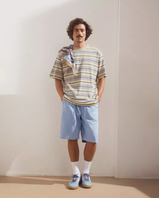 ARMEDANGELS - T-shirt MAARKOS STRIPES en coton bio