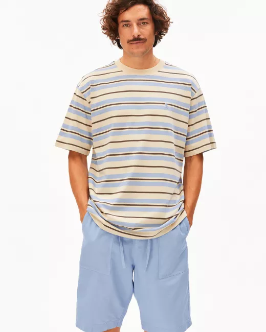 ARMEDANGELS - T-shirt MAARKOS STRIPES en coton bio
