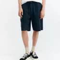 Navy Striped Bermuda Shorts Gasper