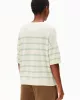 Armedangels - Striped navy short-sleeved sweater LIZAA LINO STRIPES