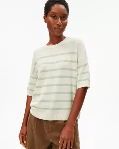 Armedangels - Pull coupe ample LIZAA LINO STRIPES