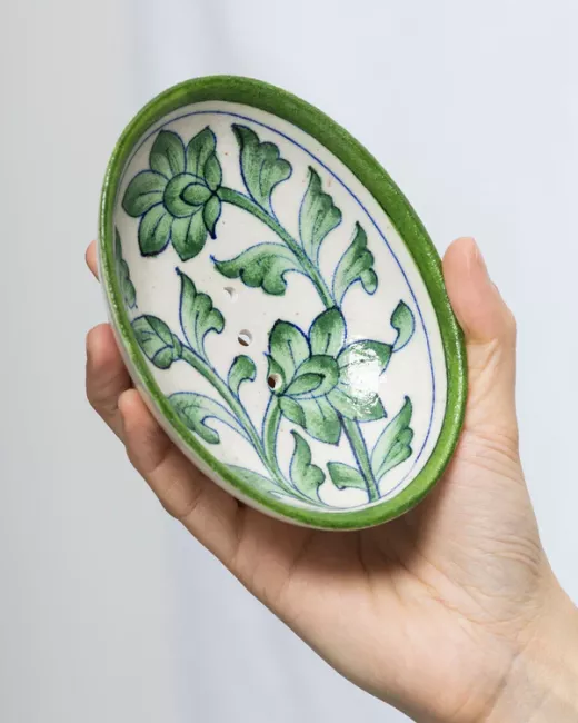 Tranquillo - Porte-savon artisanal en céramique Jaipur 