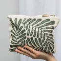 Cosmetic bag ABSTRACT LEAVES