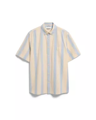 ARMEDANGELS - Chemise lignée à manches courtes en coton biologique