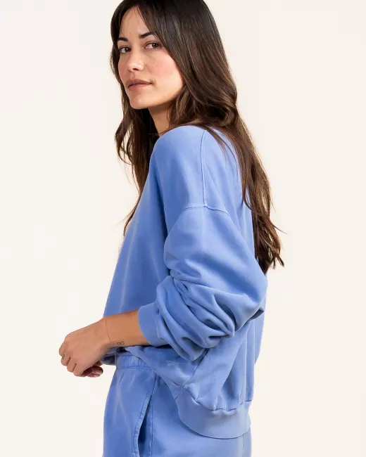Sweatshirt van biologisch katoen