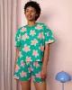 Waffle-textured organic cotton pyjama - Souléu